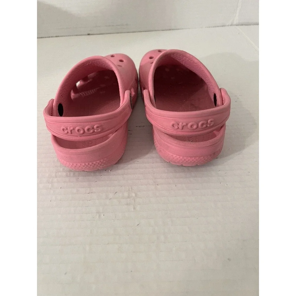 Kids Crocs Pink Classic Clog‎ Crocs Size C10-Iconic Crocs Comfort